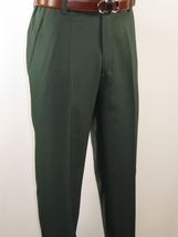 Men Silversilk 2pc walking leisure suit Italian woven knits 3115 Green Red image 3