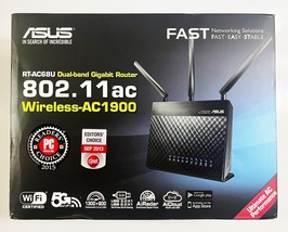 ASUS Dual-Band Gigabit Router (RT-AC68U) Wireless AC-1900  - $28.80