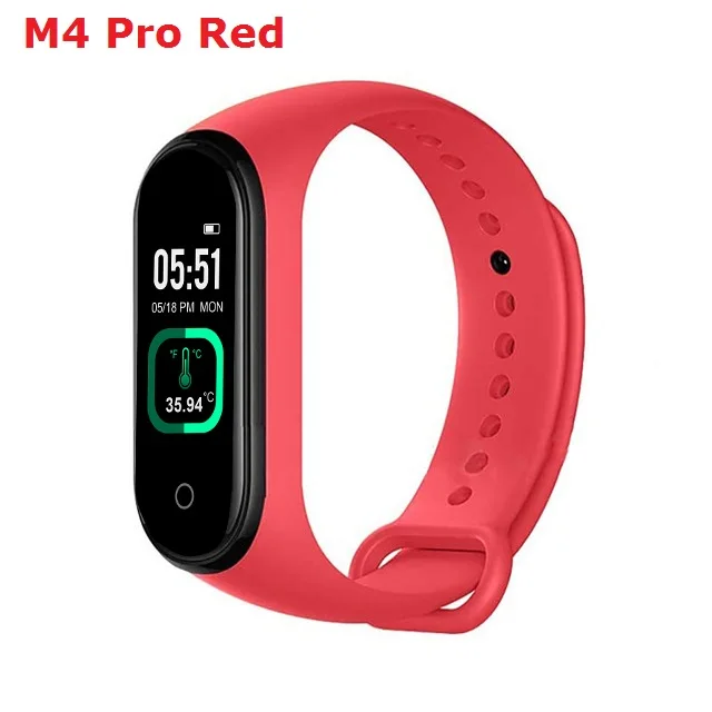  4 M4pro Body Temperature Smart Watch M4  Man Women Smart Fitness Tracker Electr - £117.85 GBP