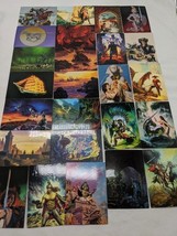 Lot Of (25) Vintage Comic Images And FPG Fantasy Collectible Cards - $13.37