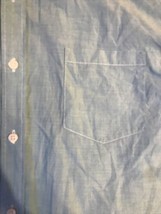 J.CREW MEN&#39;S SLIM Light Turquoise 100% Cotton DRESS SHIRT Sz XL - $31.18
