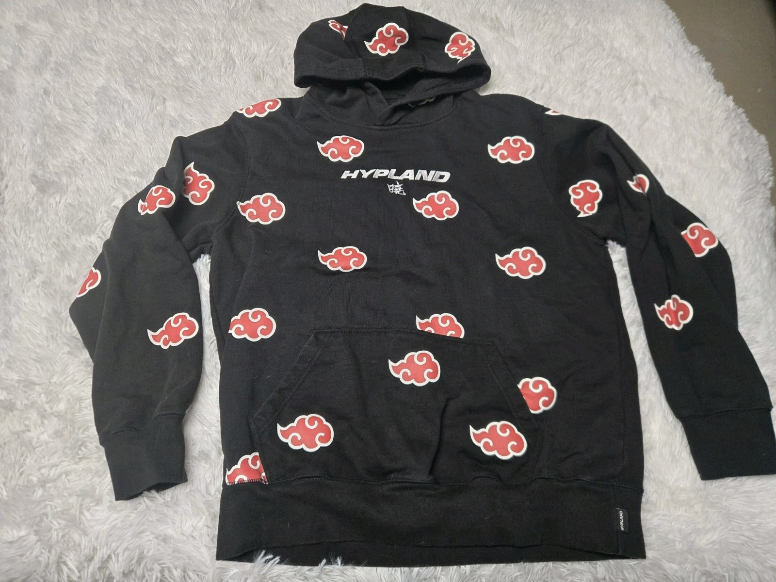 NARUTO x Hypland L Hoodie Sweatshirt Shippuden Akatsuki Clouds Masashi K... - £27.21 GBP