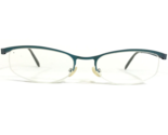 Lindberg Eyeglasses Frames 7135 COL. 117 Matte Teal Blue Half Rim 48-17-140 - £192.30 GBP