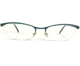 Lindberg Eyeglasses Frames 7135 COL. 117 Matte Teal Blue Half Rim 48-17-140 - £193.55 GBP