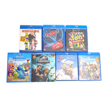 7 Movie Blu-Ray DVD&#39;s Family Kids Lot - Disney Pixar UP Cars Despicable Me +MORE - $24.70