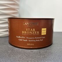 NEW Lancôme Star Bronzer Gold Touch Sparkling Body Powder Puff RARE - $129.99