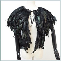 Norse Fertility Love Godess Freya&#39;s Traveling Cloak Of Raven Falcon Feat... - £70.78 GBP