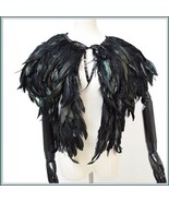 Norse Fertility Love Godess Freya&#39;s Traveling Cloak Of Raven Falcon Feat... - £71.73 GBP