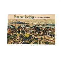 Vintage Postcard London Bridge Lake Havasu City Arizona AZ England Village - £7.79 GBP