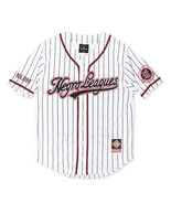 NLBM COMMEMORATIVE BASEBALL JERSEY WHITE HBCU SHORT SLEEVES T-SHIRTS - $143.60 CAD
