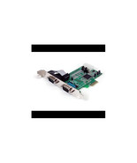 StarTech IO PEX2S553 2 Port Native PCI-Express RS232 Serial Adapter Card... - £80.31 GBP