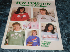 Sew Country Sweats to Applique Leisure Arts Leaflet 1120 - £3.14 GBP