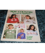 Sew Country Sweats to Applique Leisure Arts Leaflet 1120 - $3.99