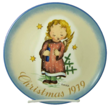 STARLIGHT ANGEL 1979 Christmas Collector Plate Schmid 7.75&quot; Berta Hummel Germany - £9.86 GBP