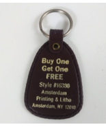 Vintage Buy One Get One Free Printing &amp; Litho Plastic Keychain - $8.15 CAD