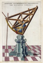 12426.Decor Poster.Vintage Interior wall design.1601 Astronomy Sextant Brahe - £12.78 GBP+