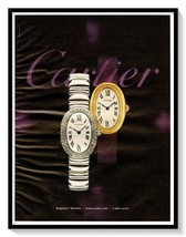Cartier Baignoire Wristwatch Print Ad 2001 Magazine Advertisement 00s Fa... - $184.66 MXN