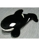 SEA WORLD Orca Killer Whale 16” Plush Black White Shamu KOHL&#39;S CARES - £11.76 GBP