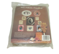 DIY Frame Country Fair Craft Kit 10 Fabric Frames Set #9137 USA Farmhous... - $9.90