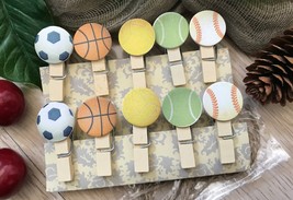 Clothespins,Small Wood Clothespins, Colored Painted wooden clips,birthda... - $3.20+