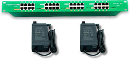 PoE Texas 16 Port PoE+ Power Injector with 56V 240W Power Supplies -802.... - $156.28