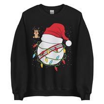 Funny Cricket Xmas Boys Men Sport Unisex Sweatshirt Black - £22.10 GBP+