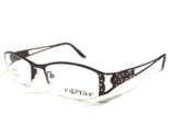 Caviar Eyeglasses Frames M1737 C18 Polished Brown Austrian Crystals 51-1... - £164.76 GBP