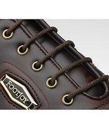 FootJoy Waxed 34&quot; BROWN rOund Golf Shoe or Dress LACE Laces 4 5 Eyelets ... - $30.53 CAD