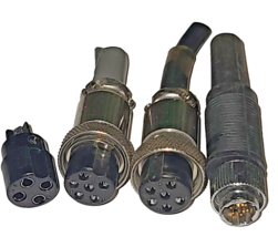 4pcs Microphone Plug Assorted Ham radio MICROPHONE PLUG / CB Radio Connector Mic - £14.57 GBP