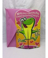 Vintage Mom Valentine&#39;s Day Card Frog Love - $18.80