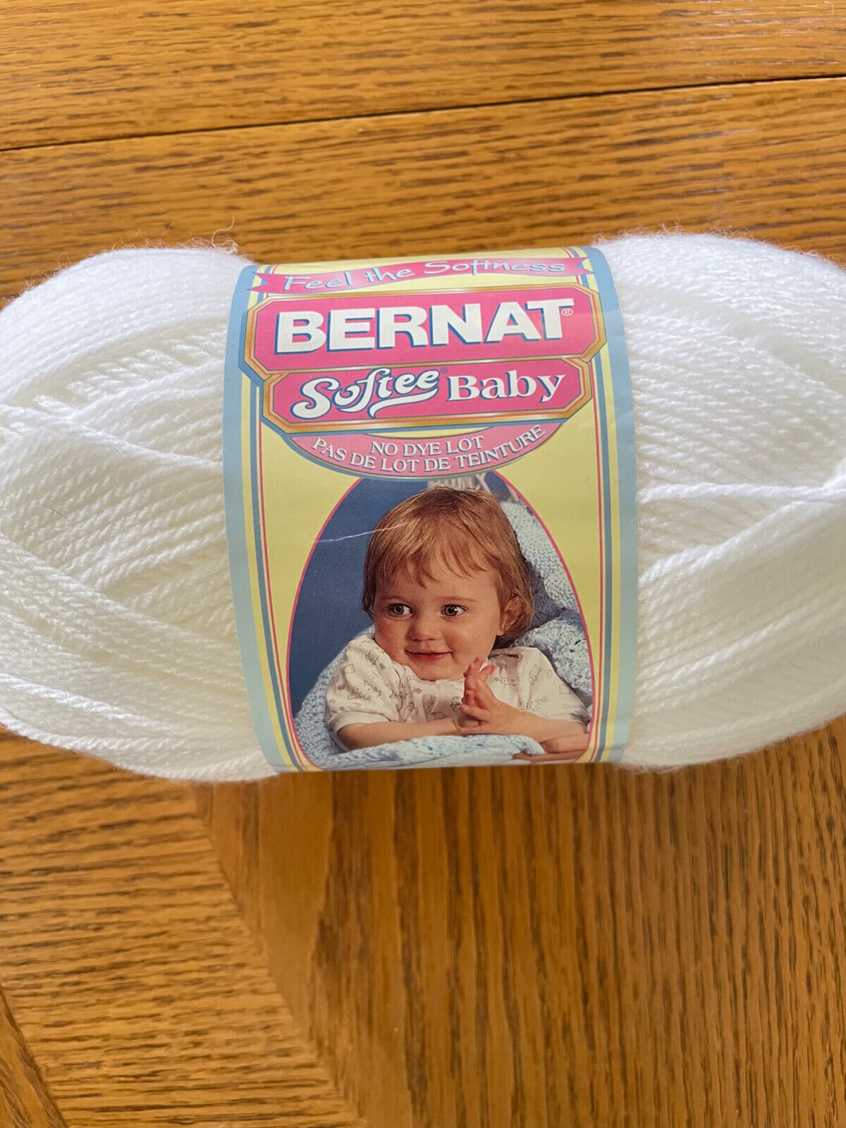 Bernat Softee Baby Marl - DK Weight Acrylic yarn clr Baby White