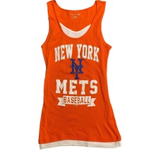 5th and Ocean New York Mets Women&#39;s orange tank Top Size Large - $22.76