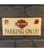 Harley Davidson Parking Only Plaque / Sign / Gift - No Parking Biker Mot... - £9.60 GBP