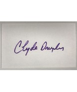 Clyde Drexler Signed Autographed 3x5 Index Card #5 - Basketball HOF - €17,48 EUR