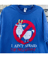 Chicago Cubs Bill Murray T-Shirt &quot;I Aint Afraid Of No Goat&quot; Men&#39;s Size XL - £10.04 GBP