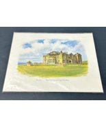 Read* St Andrews Royal and Ancient Golf Club House Print 13.5&quot; x 9.75&quot; b... - $47.49