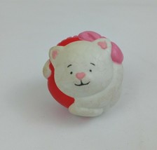 Vintage 1990s Papel Freelance Valentine&#39;s Kitty Cat Rubber Ball Toy Rare - $14.83
