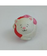 Vintage 1990s Papel Freelance Valentine&#39;s Kitty Cat Rubber Ball Toy Rare - $14.83