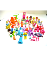 HUGE Polly Pocket and others Lot of Figures Clothing Accessories shoes &amp;... - $21.98