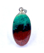 92.5 SILVER PENDANT - Sonora Sunrise Cabochon Pendant - Oval Pendant - 36x20mm - $70.00