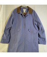 LL Bean Long Duster Chore Barn Jacket Southwest Lined Women Large Coat YV66 - £54.98 GBP