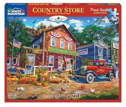 White Mountain Puzzles Country Store - 1000 Piece Puzzle New - $29.99