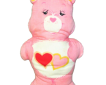 Care Bears LOVE A LOT TEDDY PLUSH Fabric Material Panel 11&quot; Vintage STUF... - $11.34