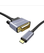 BlueRigger  USB C to DVI Cable (4K 30Hz, USB 3.1 Type C to DVI, Thunderbolt - $24.00 CAD