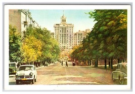 Lenin Street View Ukranian Republic UNP Continental Postcard O21 - £4.62 GBP