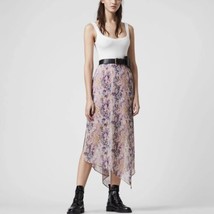 All Saints Rhea Masala Midi Skirt, Mink Pink, Summer Lightweight, Size 2... - $102.85