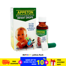 Appeton Multivitamin Plus Infant Drops 30 ml augmente l&#39;appétit de bébé - £20.70 GBP