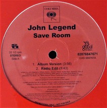 John Legend &quot;Save Room&quot; 2006 12&quot; Vinyl Promo 82876847671 ~Rare~ Htf *Sealed* - £14.14 GBP