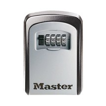 Wall-mounted combination key box/key safe, grey/black for sharing your k... - $39.00