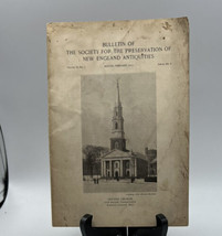 Magazine The Society Preservation New England Antiquities Vol. 3 #3 1913 - £10.96 GBP